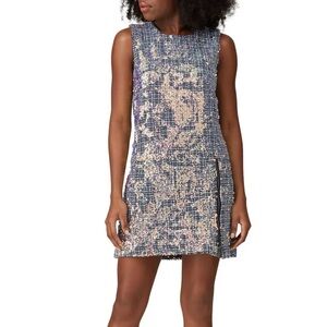 Nicole Miller Blue and Pink Mini Dress